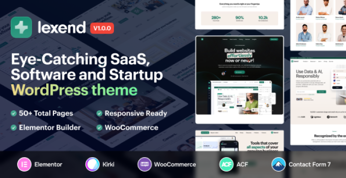 Lexend – Software, SaaS & Startup WordPress Theme